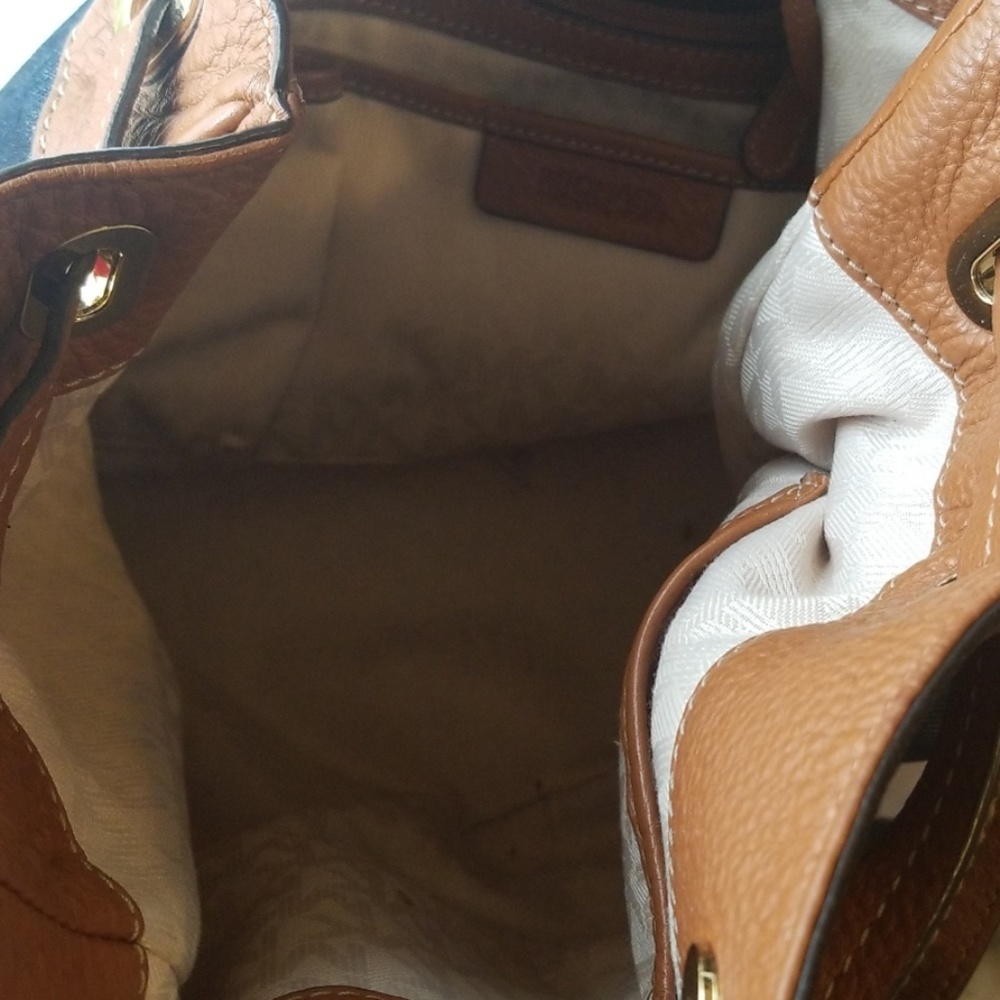 Michael Kors Denim Drawstring Bag - Picture 4 of 6